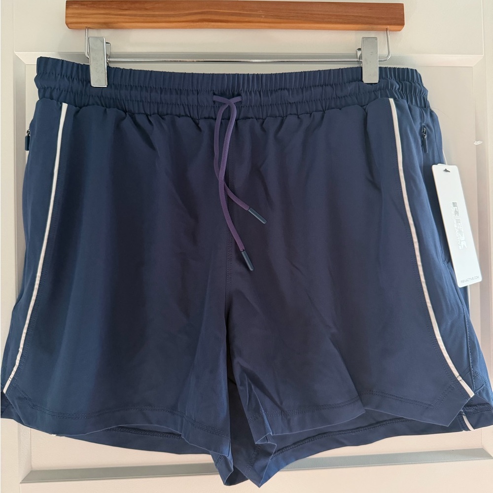 RBX Women's Navy Athletic Running Shorts - Picture 11 of 11